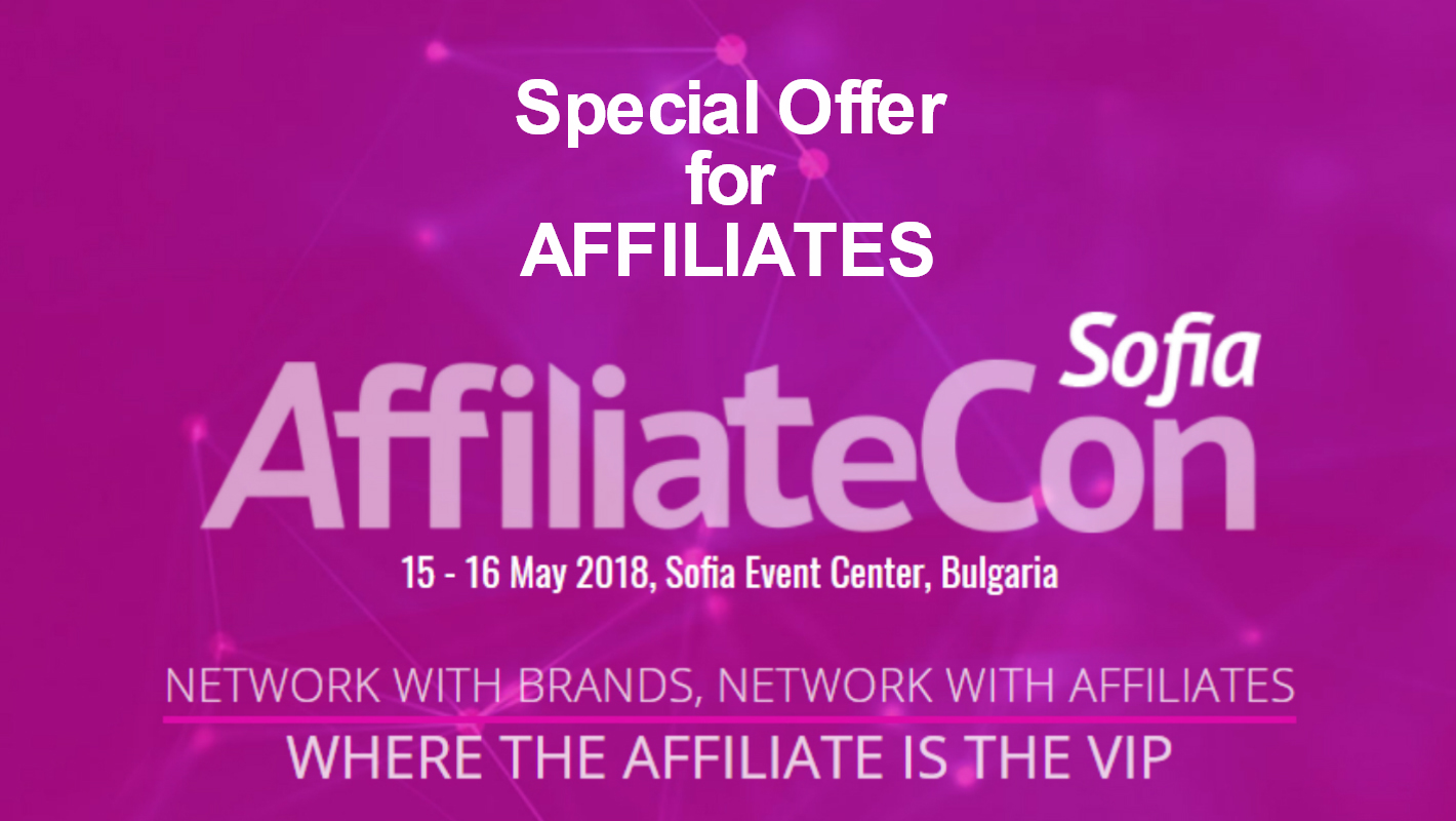 AffCon Sofia 2018, special offer
