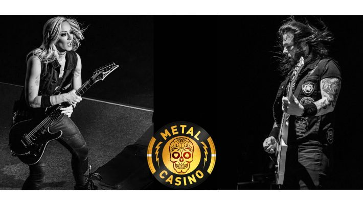 Metal Casino Signs World Metal Stars Nita Strauss and Gary Holt