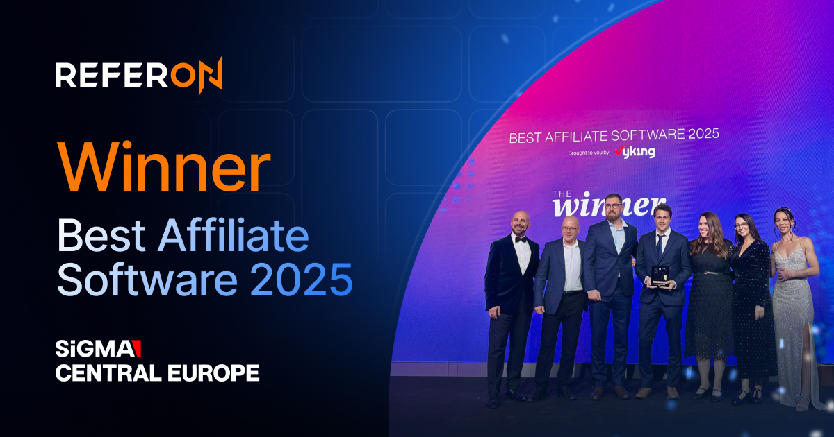 ReferOn Wins Prestigious “Best Affiliate Software 2025” at SiGMA Central Europe B2B Awards