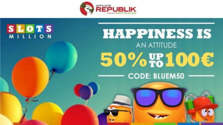 Affiliate REPUBLIK and SlotsMillion news January 2017