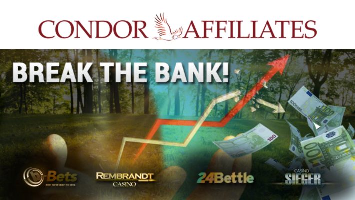 Break the bank together with Condor Affiliates