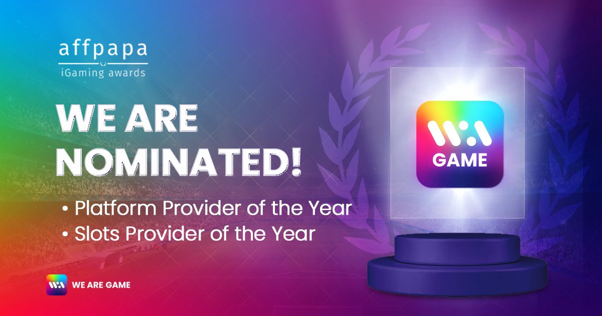 WeAreGame Nominated for Two AffPapa iGaming Awards 2023