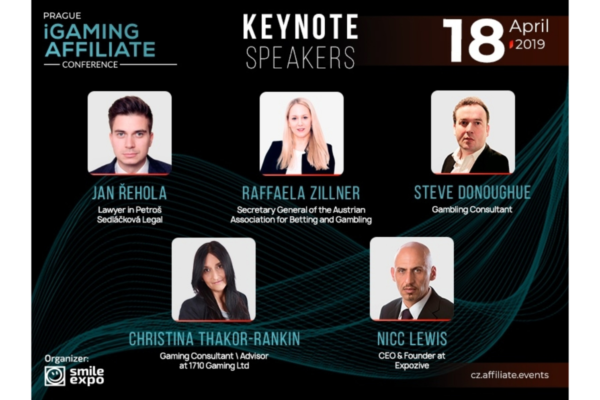 Speakers at Prague iGaming Affiliate Conference: Major lawyers, state authorities and gambling CEOs
