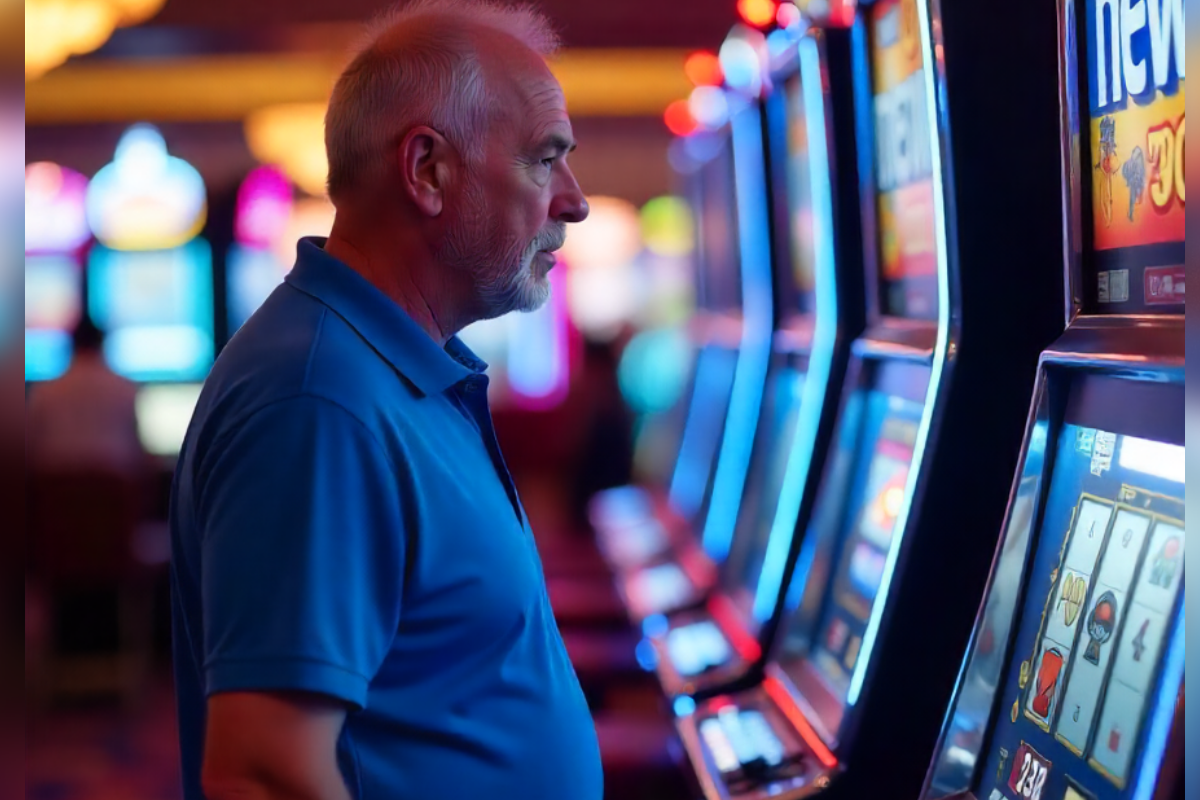 A man wonders which new slot machine to try first