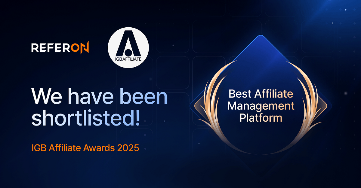 ReferOn Receives Key Nomination at iGB Affiliate Awards 2025
