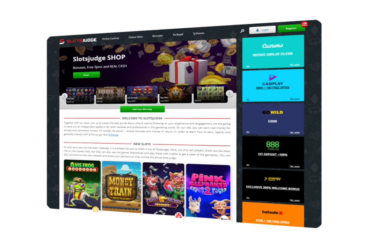 SlotsJudge.com - Your trusted advisor in the world of slots and gambling