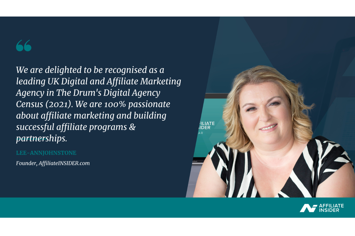 AffiliateINSIDER ranks Top 50 in The Drum's annual Digital Agency Census