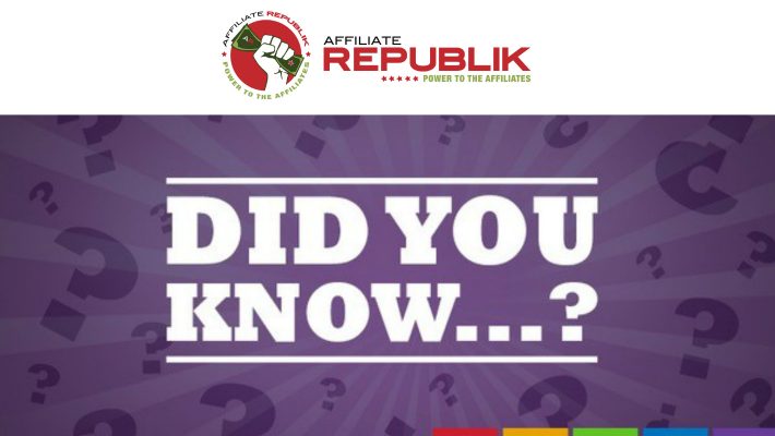Affiliate Republik News – Week 34