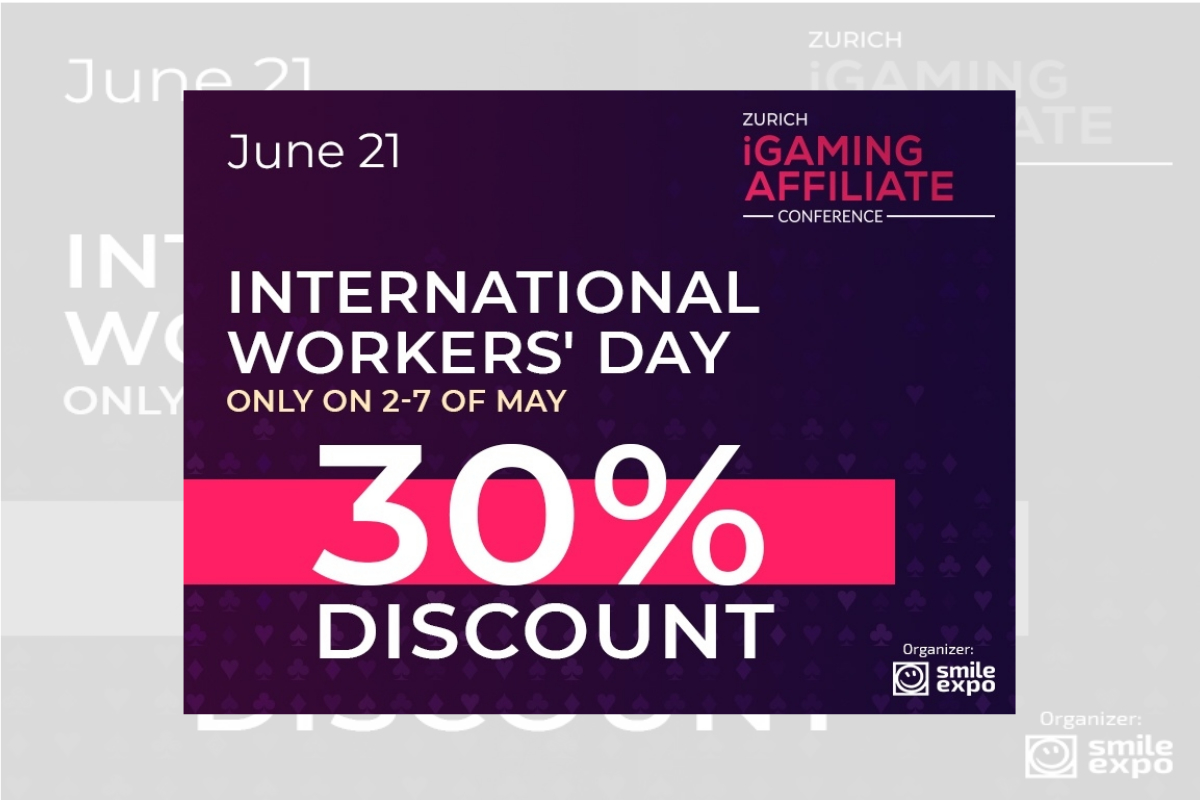 Celebrating the International Workers’ Day: 30% Discount on Zurich iGaming Affiliate Conference Tickets!